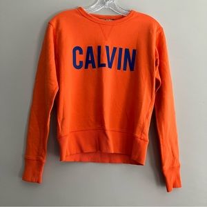 Calvin Klein orange sweater